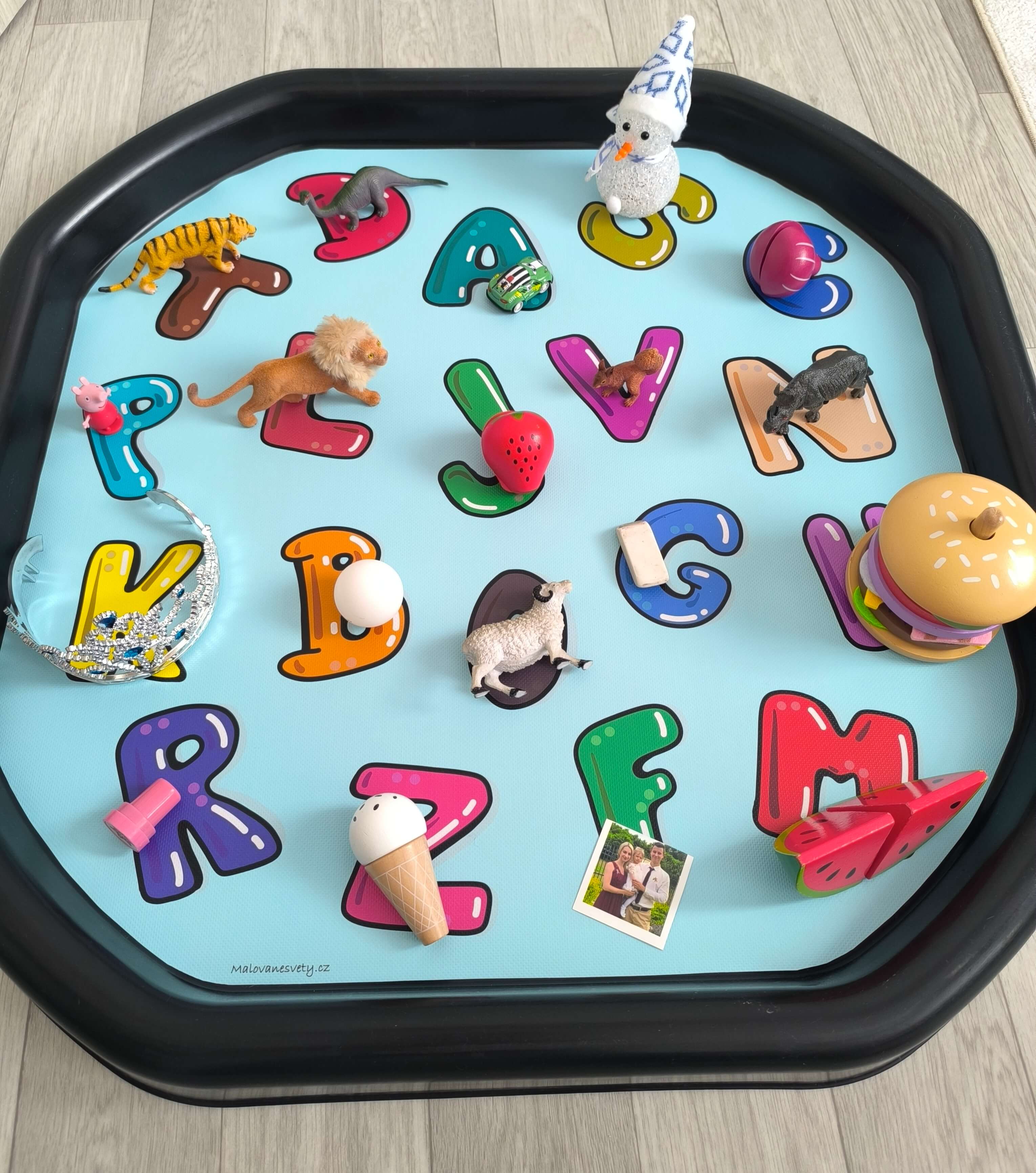 Písmena – Podložka do Tuff Tray MINI